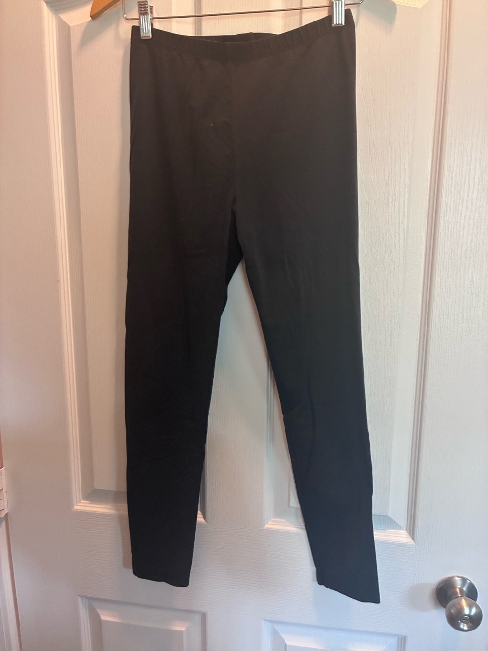 Black High-Waist Stretch Leggings